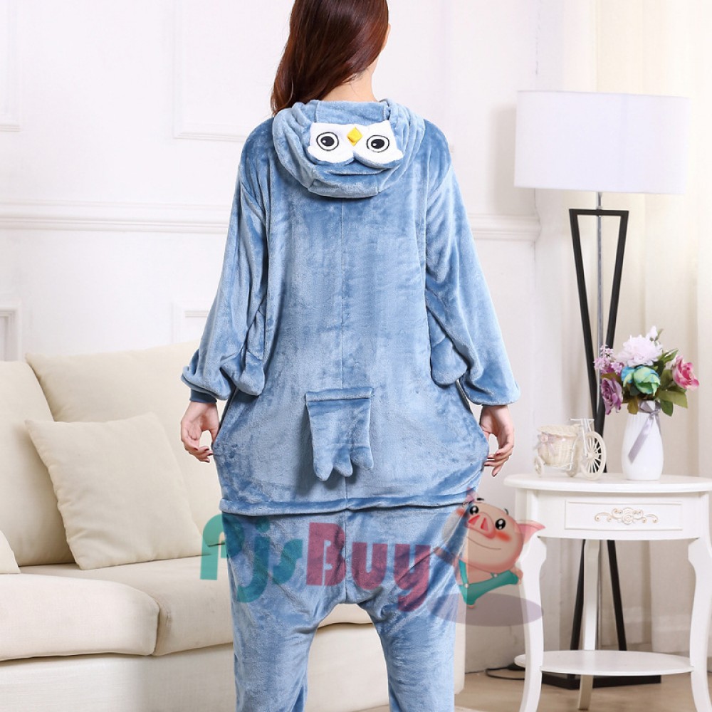 Owl Adult Animal Onesie Pajamas In Stock, Fast Delivery
