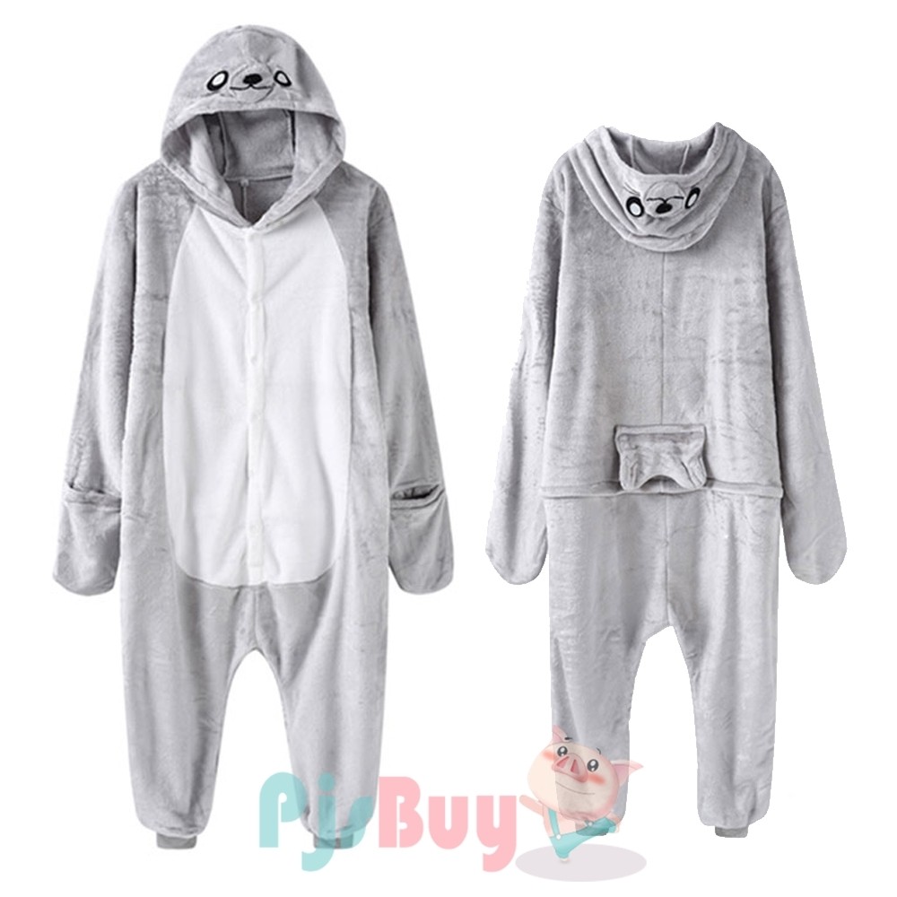 Seal Onesie Pajamas Costume for Adult & Kids with Slippers for Sale ...