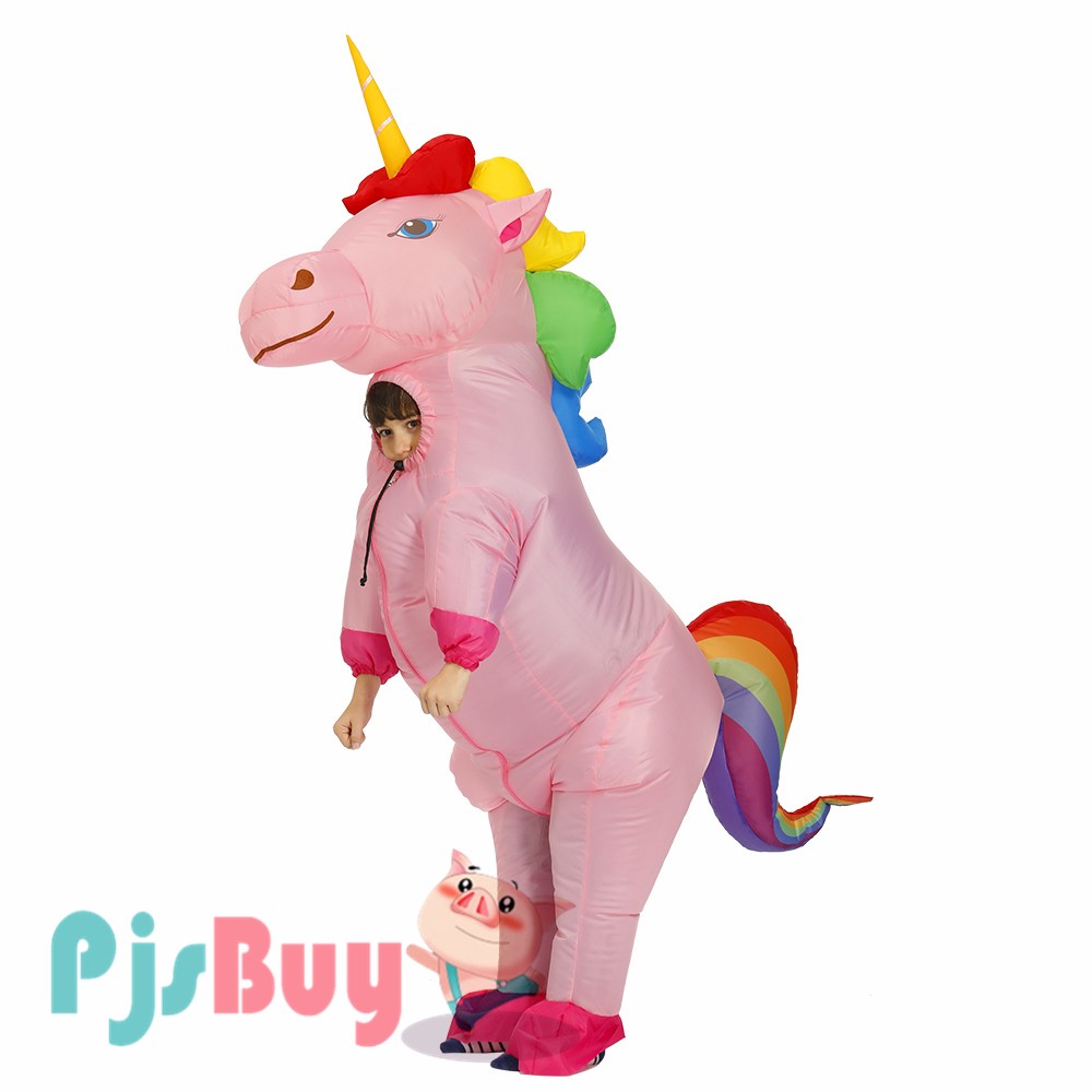 Blow Up Costume Inflatable Unicorn Costumes Halloween Funny Suit For ...