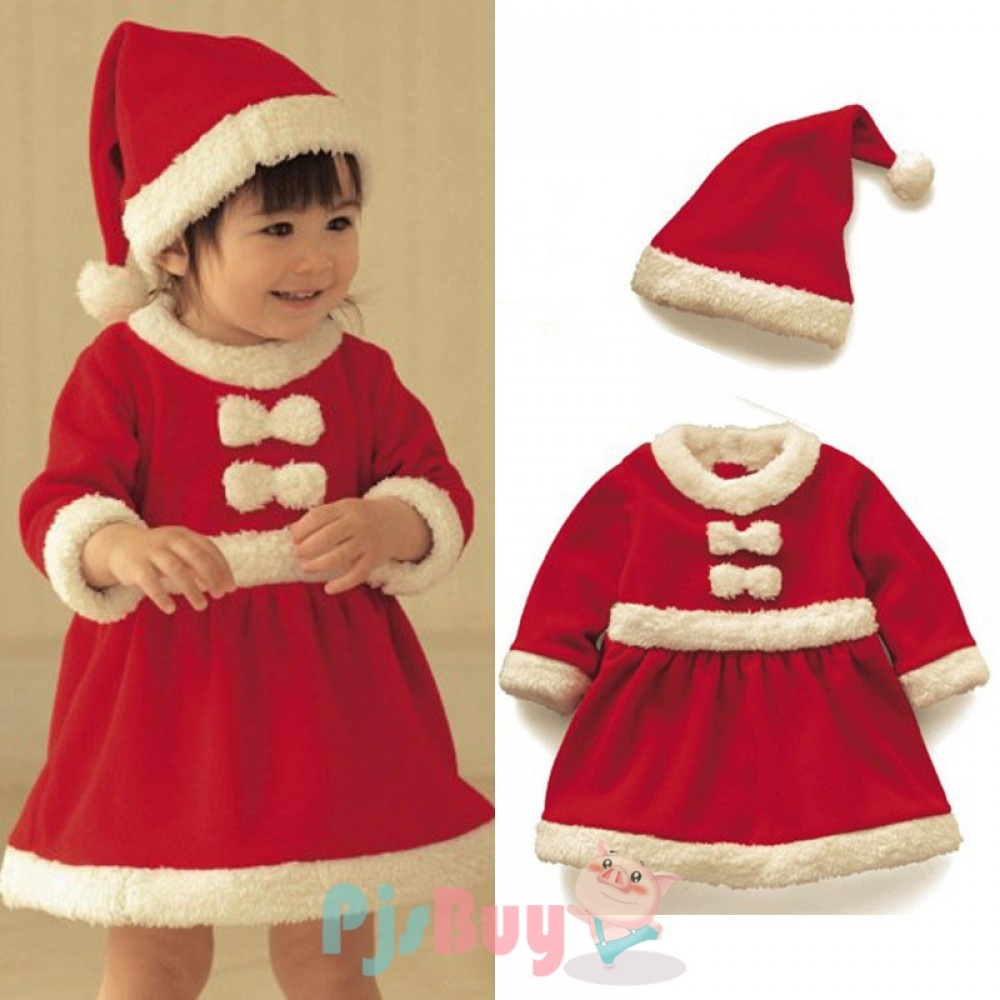 baby santa claus dress