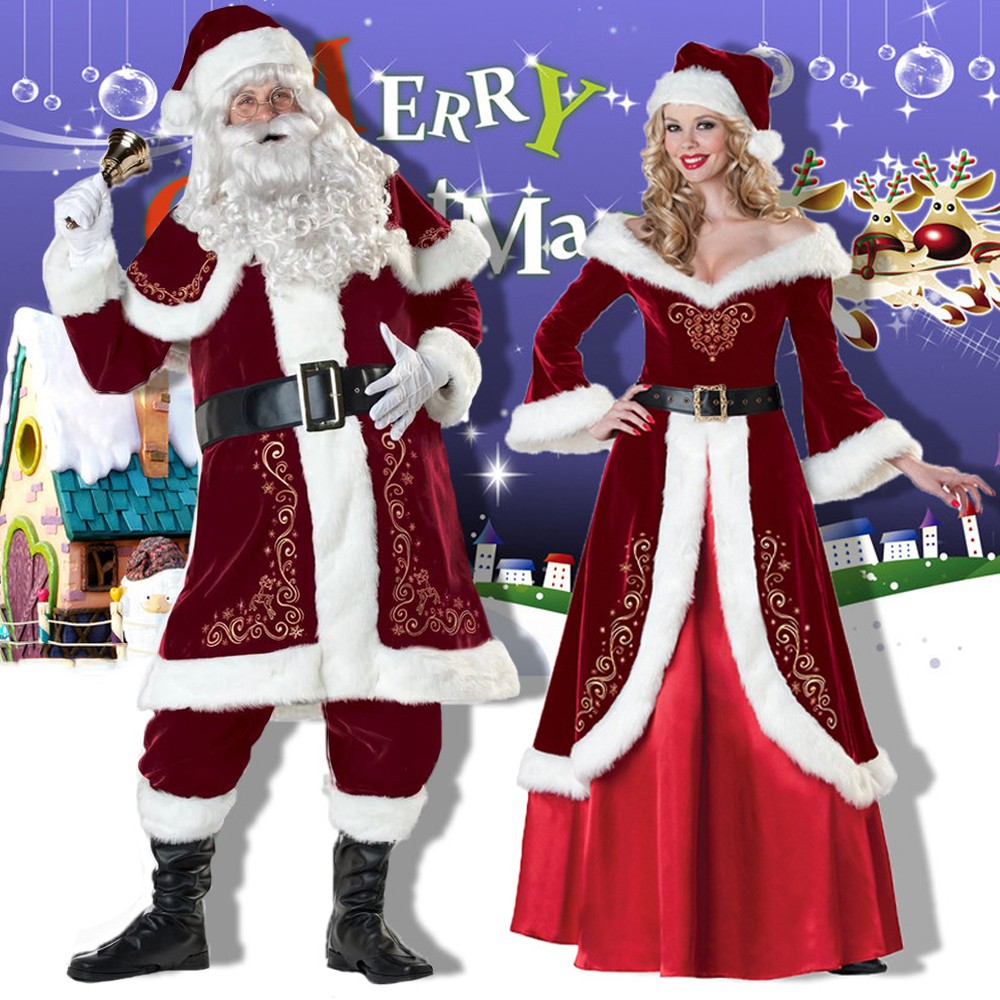 santa & mrs claus costumes